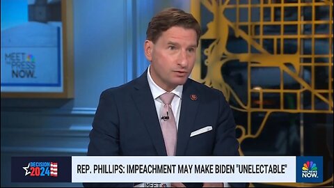 Dem Rep Phillips: Biden's A Threat To Democracy By Running For President