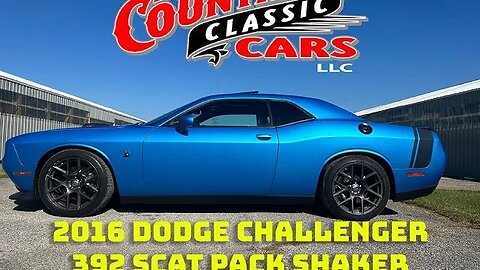 2016 Dodge Challenger 392 Scat Pack Shaker