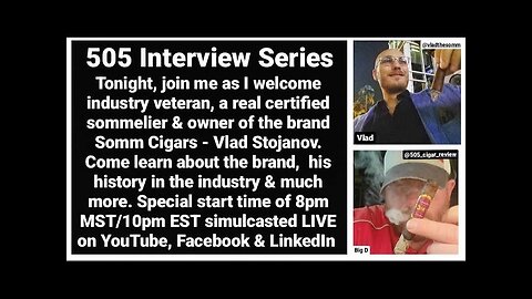 Interview with Vlad Stojanov of Somm Cigars