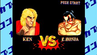 KEN VS E.HONDA - STREET FIGTHER II