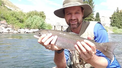 Spin Fishing with Flies, Trout Fishing the Provo River with A Fly Fishing Setup