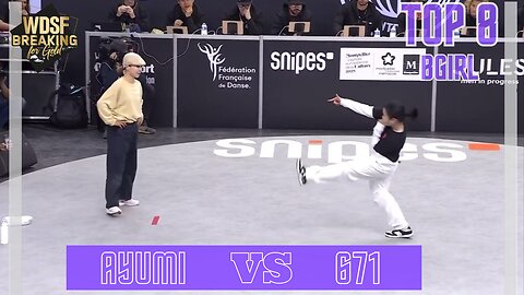 BGIRL AYUMI VS BGIRL 671 | TOP 8 | 1 VS 1 | WDSF MONTPELLIER FRANCE 2023