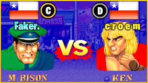 Street Fighter II': Champion Edition (Faker. Vs. c r o e m) [Chile Vs. Chile]