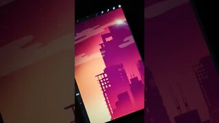 How to draw City Sunset Landscape in Procreate? 🌉 - Daily Art nr.135🖌️