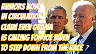 Whispers Of Barack Obama Calling For Joe Biden To Bow Out Signals The Death Blow To Bidens Campaign