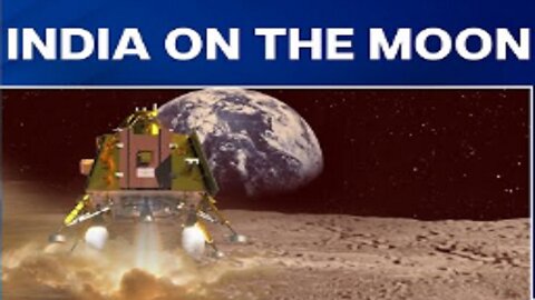 India's Chandrayaan 3 Soft Lands on the south pole of Moon
