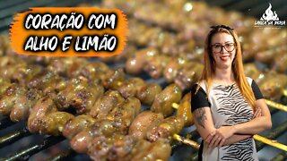 CORAÇÃO COM ALHO E LIMÃO