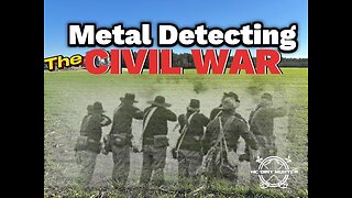 On the hunt for Civil War relics! Metal detecting with the Minelab Manticore #history