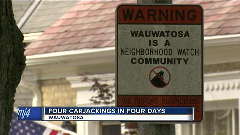 Four carjackings in four days in Wauwatosa