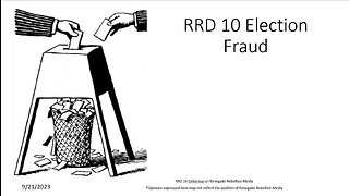 RRD 10 Election Fraud