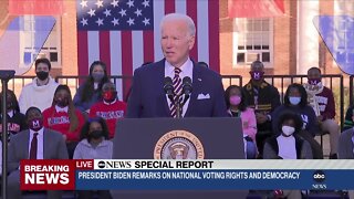 ABC News Special Report: Biden speaks on reforming the filibuster in Georgia