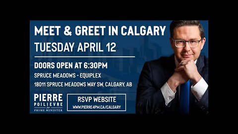 Pierre Poilievre Calgary Rally Huge Crowd