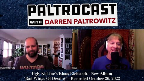 Ugly Kid Joe's Klaus Eichstadt interview with Darren Paltrowitz