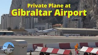 Embraer Take off at Gibraltar