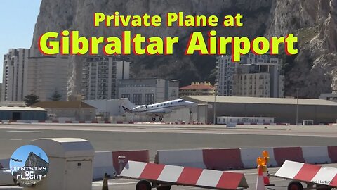Embraer Take off at Gibraltar