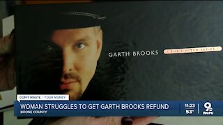 Kentucky woman struggles to get Garth Brooks refund