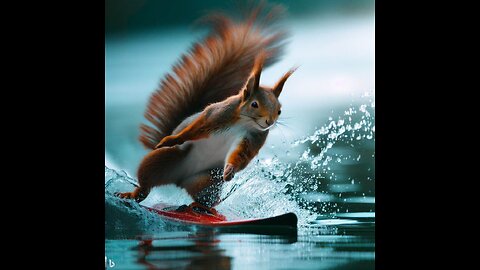'You're nuts': Meet Twiggy the waterskiing squirrel