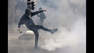 April 27 2017 Paris 1.2 Antifa vs French Police