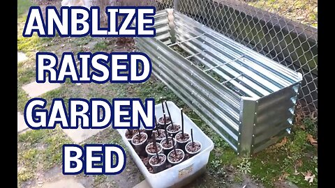 Anblize Galvanized Raised Garden Bed Kit, Great Classic Look and Sturdy - I build it here