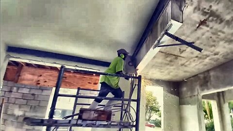 Cutting Beams in a House | Concrete Cutting Miami, LLC