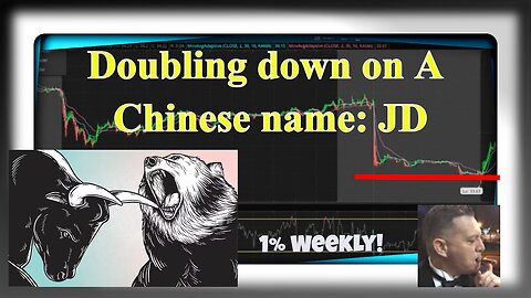 Doubling down on a risky Chinese name JD, but if it works its a nice payday.