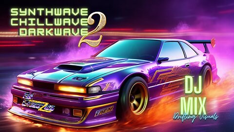 Synthwave, Chillwave, Darkwave Drifting Mix #2 with Visuals - by DJ Cheezus