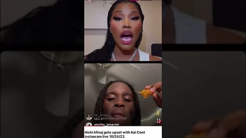 Nicki Minaj was upset on live #brooklynsquad #nickiminaj #entertainment #instagram #liverecording🙄