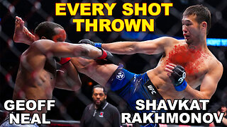 UFC 285: Shavkat Rakhmonov vs. Geoff Neal Highlights | Every Shot Thrown | UFC 285 Jons vs Gane