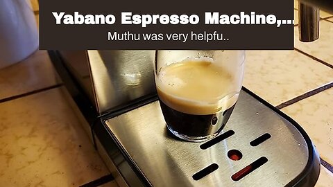 Yabano Espresso Machine, 15 Bar Fast Heating Espresso Coffee machine with Milk Frother Wand for...
