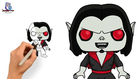 How To Draw Morbius The Living Vampire - Marvel Art Tutorial