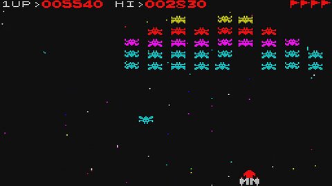Galaxian ZX Spectrum Video Games Retro Gaming 8-bit