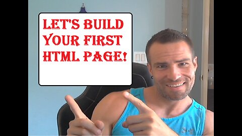 Learn to build websites! Creating our first HTML page!