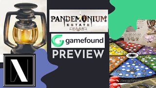 Pandemonium Estate Gamefound Board Game Preview