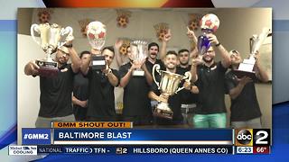 A Good Morning Maryland shout-out from the Baltimore Blast