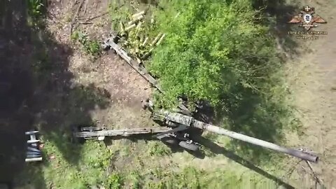 DPR Hyacinths "2S5" Giatsint 152mm Self-Propelled Artillery Strikes Ukrainian Nationalist Positions