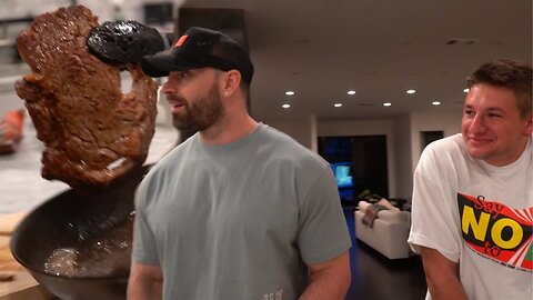 BRADLEY MARTYN STEAK MUKBANG W- STEVE WILL DO IT