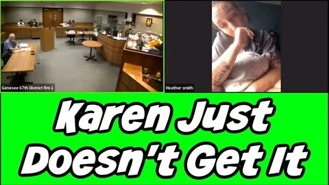 Another Karen In Court