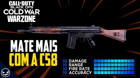 A MELHOR CLASSE DE C58 MAIS OP DO COLD WAR WARZONE