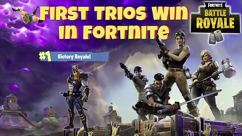 First Trio Win in Fortnite