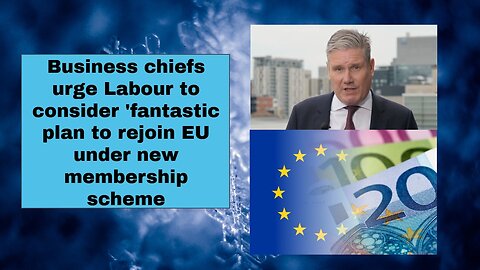 Business chiefs urge Labour to consider 'fantastic plan to rejoin EU under new membership scheme!