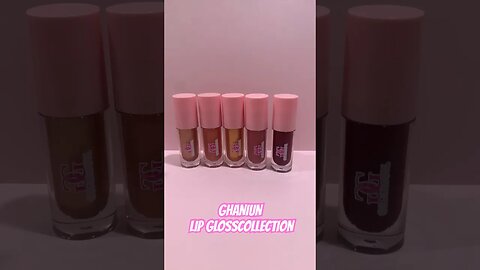 Ghaniun LipGloss Collection #beauty #imadeyoulook #shorts
