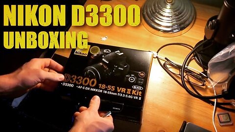 Nikon D3300 Unboxing and Basic Setup (2017)