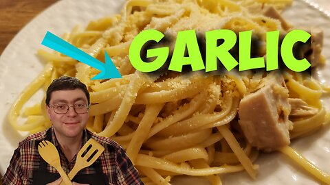 Tasty Garlic Pasta with Chicken Recipe