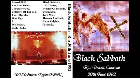 Black Sabbath - Rio de Janeiro, Brazil - Dehumanizer tour, Jun 30 1992