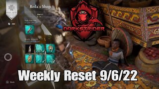 Assassin's Creed Valhalla- Weekly Reset 9/6/22