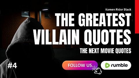 The Greatest Villain Quotes | Inspirational Multifandom | Movie Clip (Part 4)