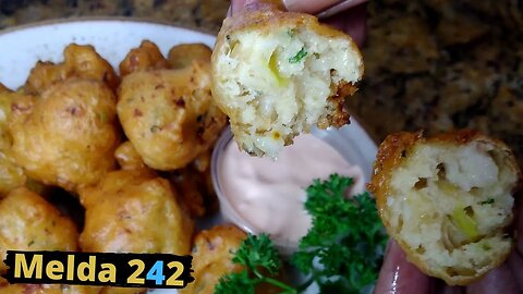 BAHAMIAN CONCHY CONCH FRITTERS | BAHAMIAN COOKING