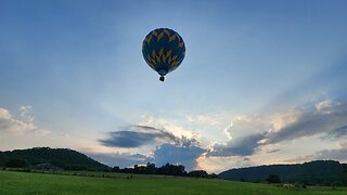 Long range fliying...Almost 10 miles in a Hot air Balloon