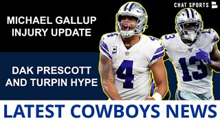 Dak A Top 10 NFL QB? Michael Gallup Update + KaVontae Turpin HYPE | Cowboys News