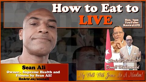 How to Eat to LIVE w/ Owner.. Supreme Health and Fitness by Sean Ali